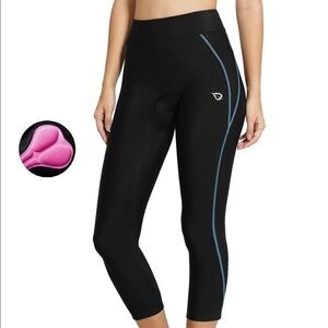 BALEAF Women’s 3/4 Padded Cycling Leggings Small